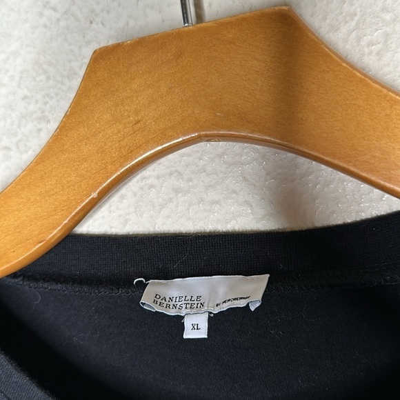 Danielle Bernstein TShirt Bodysuit in Black Size XL Minimalist - Picture 8 of 12